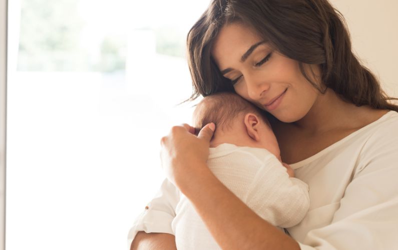 Mother and baby